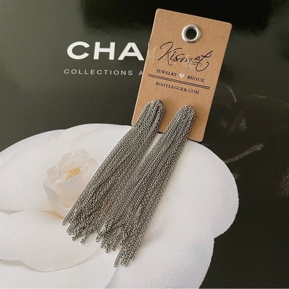 Kismet Waterfall Chain Earrings - Picture 1 of 1